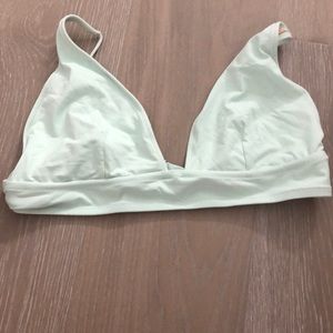 Sea foam J. Crew bikini top